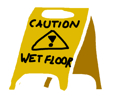 wet floor